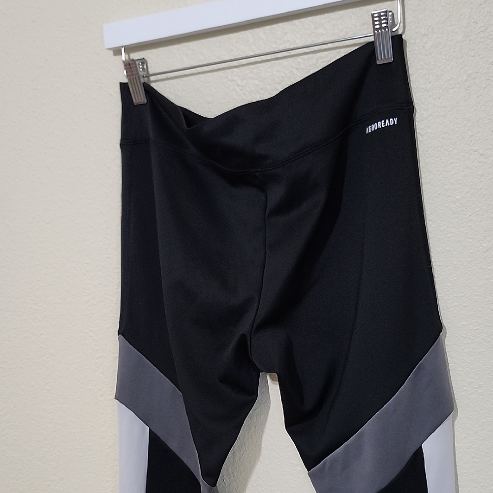 Adidas Black and Gray Leggings - Picture 9 of 9